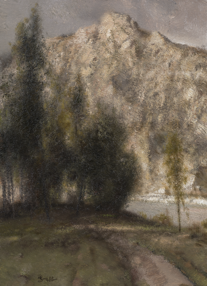 乐山市美术馆2019境界61遇见经典油画名家邀请展参展艺术家马琳