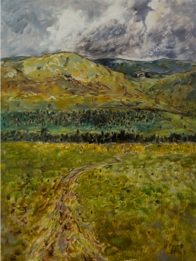 乐山市美术馆2019境界61遇见经典油画名家邀请展参展艺术家杨坤